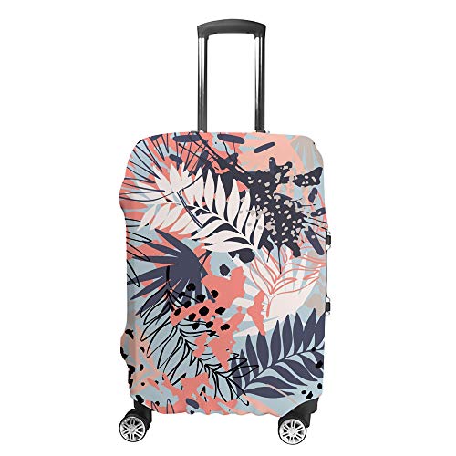 Housse de Bagages Motif Tropical pour Éviter les Rayures et l'Usure en Voyage