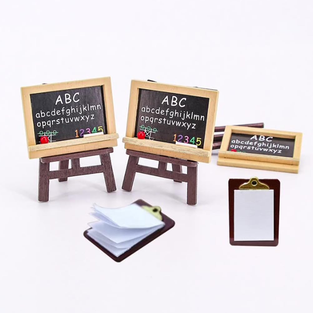 Amazon | LOGOFUN ドールハウス 学用品セット ミニチュアブラック 