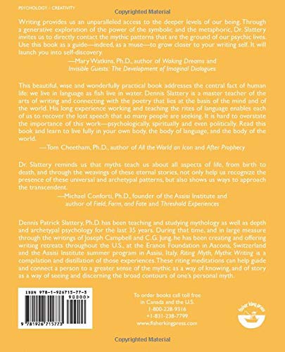 Riting Myth, Mythic Writing: Plotting Your Personal Story