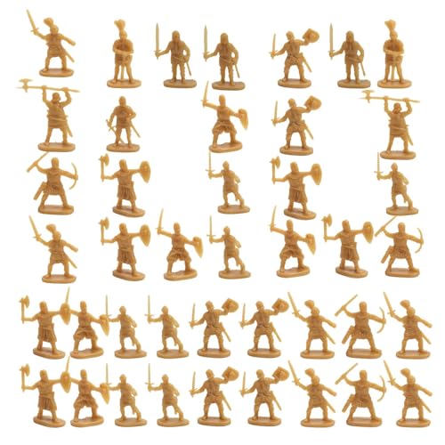 YNPQTDS Soldatini - Miniature Militari in Plastica,100 Statuine Antiche per Giochi Educativi di Ruolo Feste Bambini e Bambine