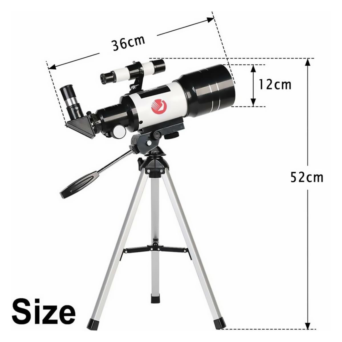 Telescopio Astronomico 150x 70mm e Clip con Treppiede per Telefono