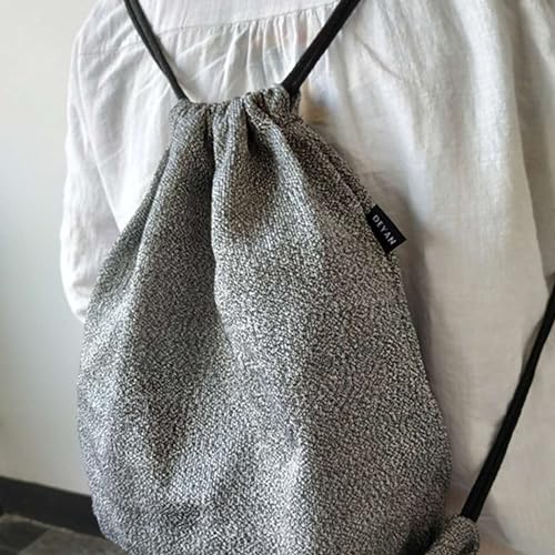Anti Theft Backpack Safe Travel Bag Security Bag Cut Proof Bag Drawstring Backpack Cut Resistant Anti Theft Simple Stylish Gym Sackpack for Sports Travel Outdoor2