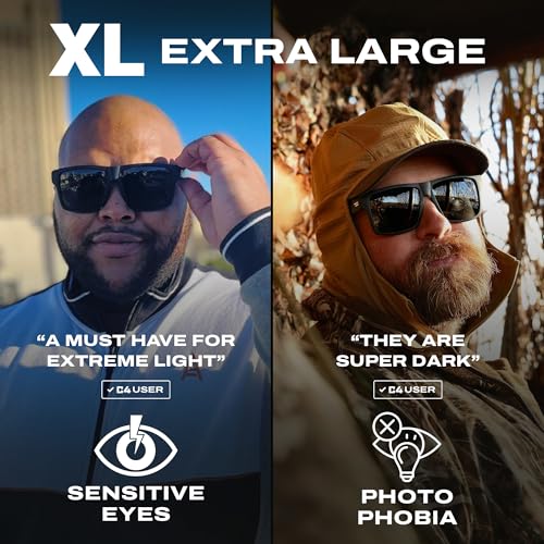 TOROE Eyewear Matte Black RANGE XL Frame Sunglasses Light Weight TR90 Frame, Polarized Polycarbonate Lens2