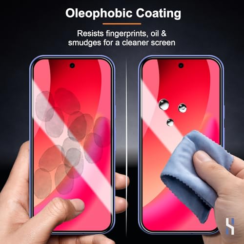 Image of Tempered Glass for Google Pixel 10A (6.3 Inch) Military Grade 9H Screen Guard, Anti-Scratch, Shatterproof, Edge-to-Edge Full Coverage