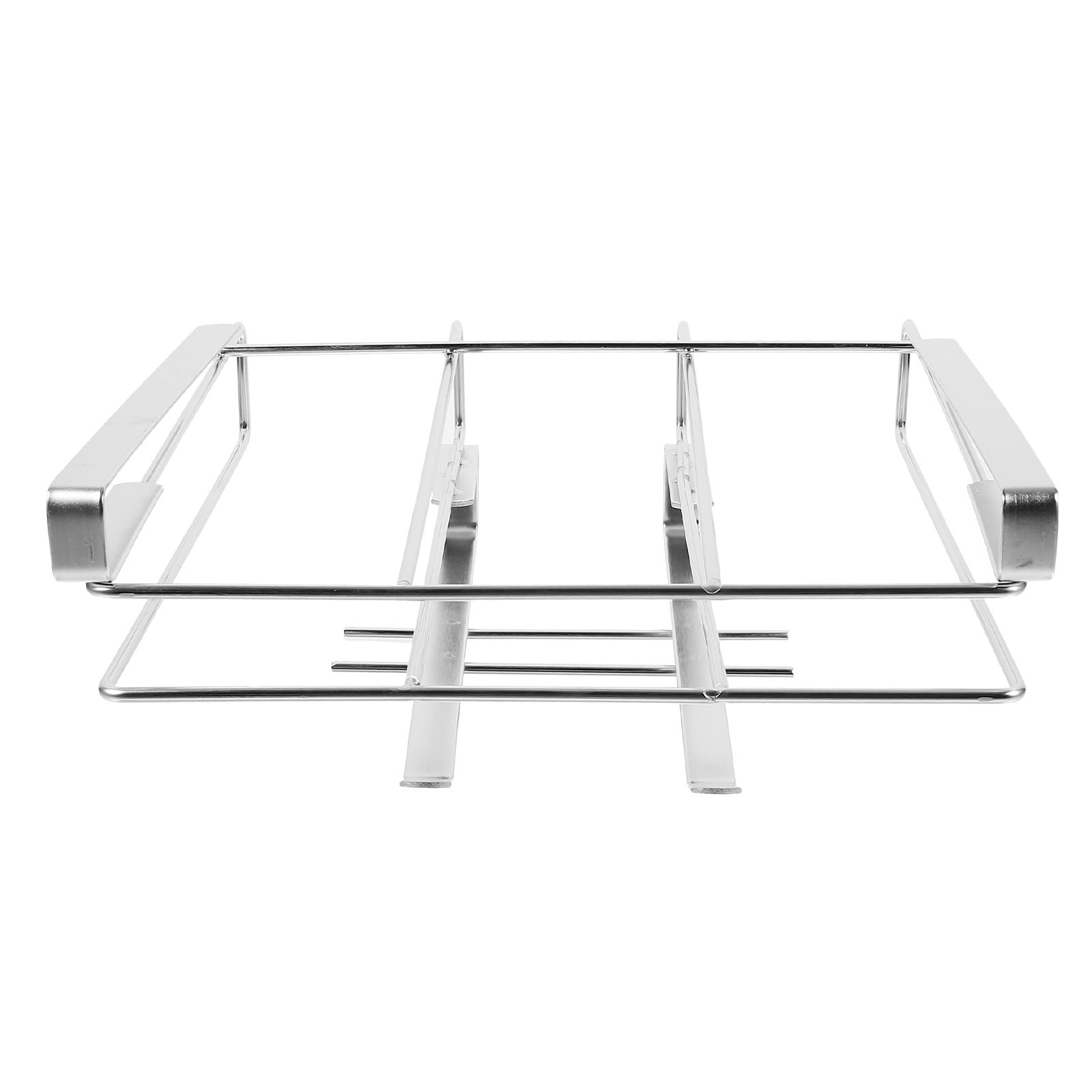 Supporto per Tagliere in Acciaio Inox 304 Sospeso Portacoperchio e Rastrelliera per Ante Armadietti, Organizer da Cucina per Ottimizzare Spazio e Accesso Utensili