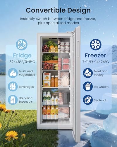 Image of 11 Cu.Ft Upright Freezer with Garage Ready Design