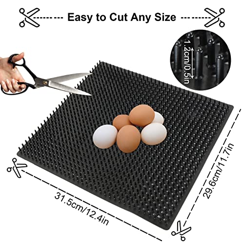 Acrux7 Waschbare Nistkasten-Pads, wiederverwendbare Hühner-Nistunterlagen zum Eierlegen, 31,5 x 29,8 cm, Nistunterlagen… – Bild 5