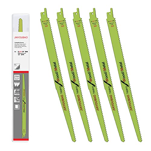 Wood Pruning Reciprocating Saw Blades for Wood Fast, Cutting, Plastic Pipes, Plywood, Floors or Other Wooden