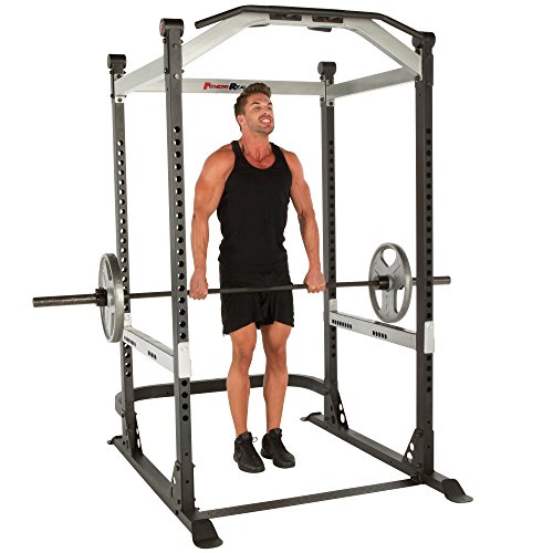 Fitness Reality X-Class Light Commercial High Capacity Olympic Power Cage, Without Lat Pull-Down Attachment