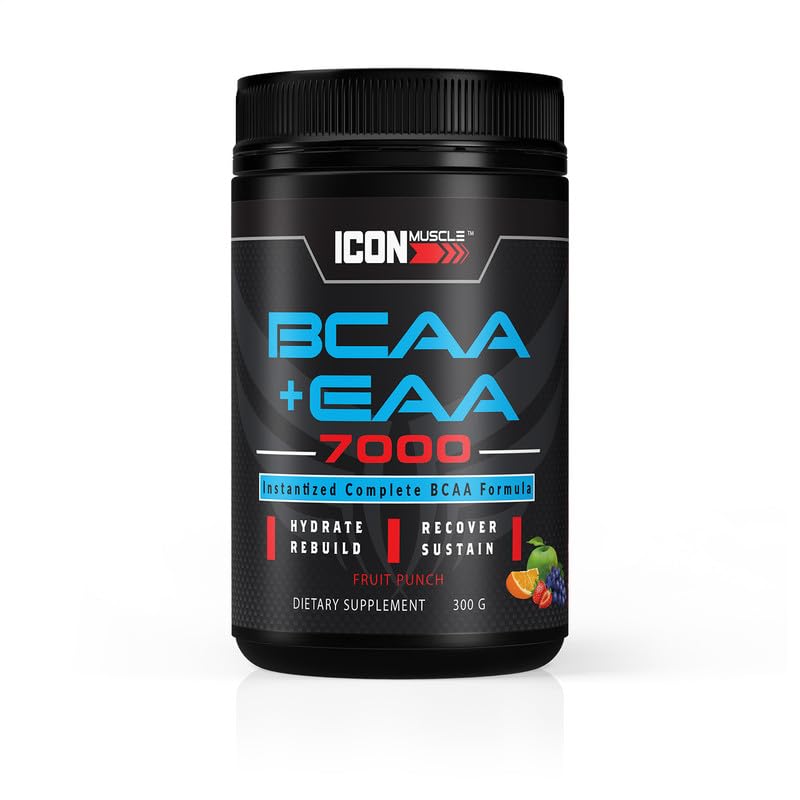 Icon muscle BCAA+EAA 7000 - Fruit Punch - BCAA -Amino Acids