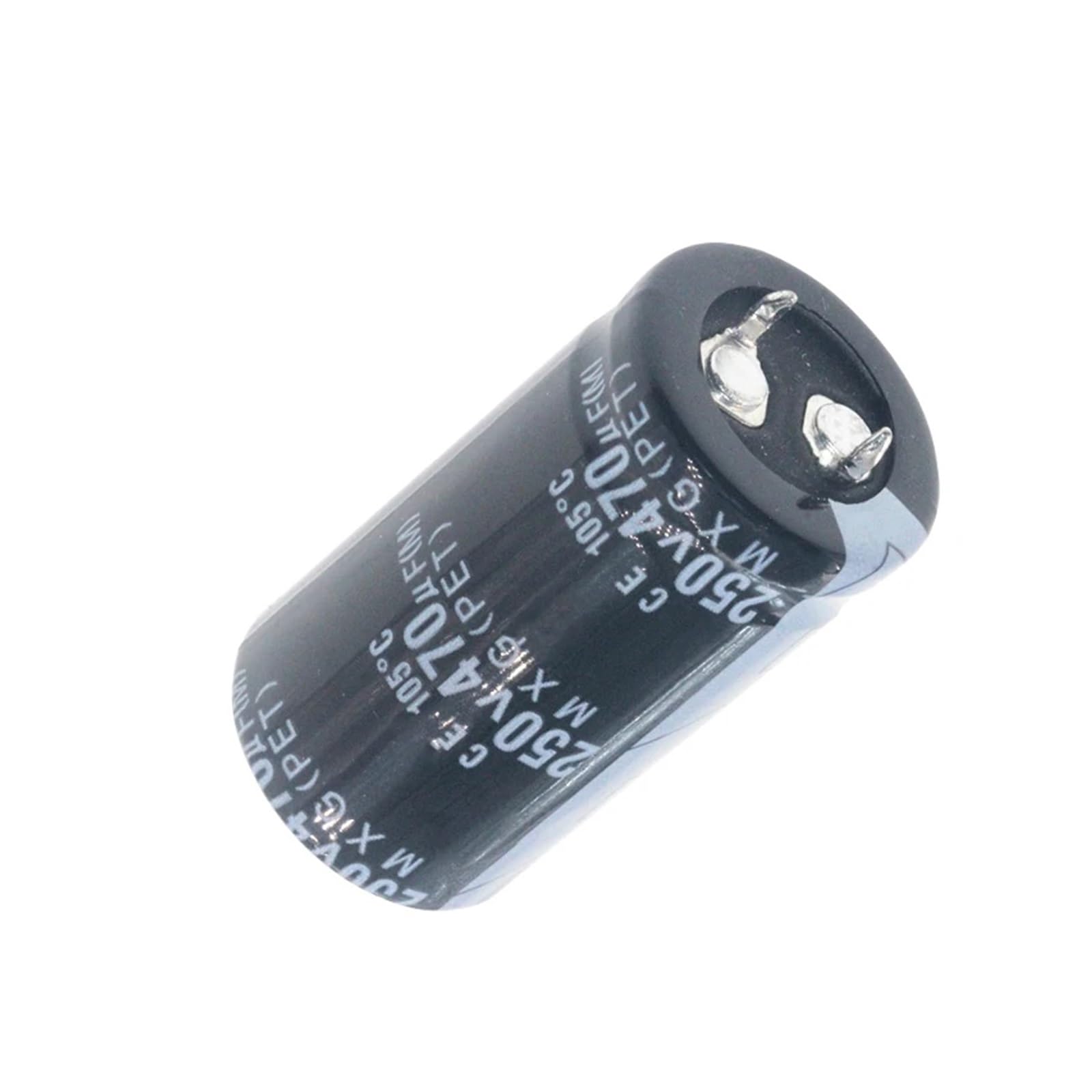 Condensateur 250V 470uF électrolytique 470mfd aluminium 25x35mm pour circuit