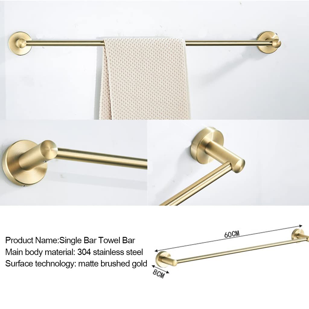 Toalleros, toallero para baño, barra de toalla cepillada, barra de toalla de mano montada en la pared, soporte para toallas de baño, colgador de paños de cocina/toallero/una decoración Lucky Star