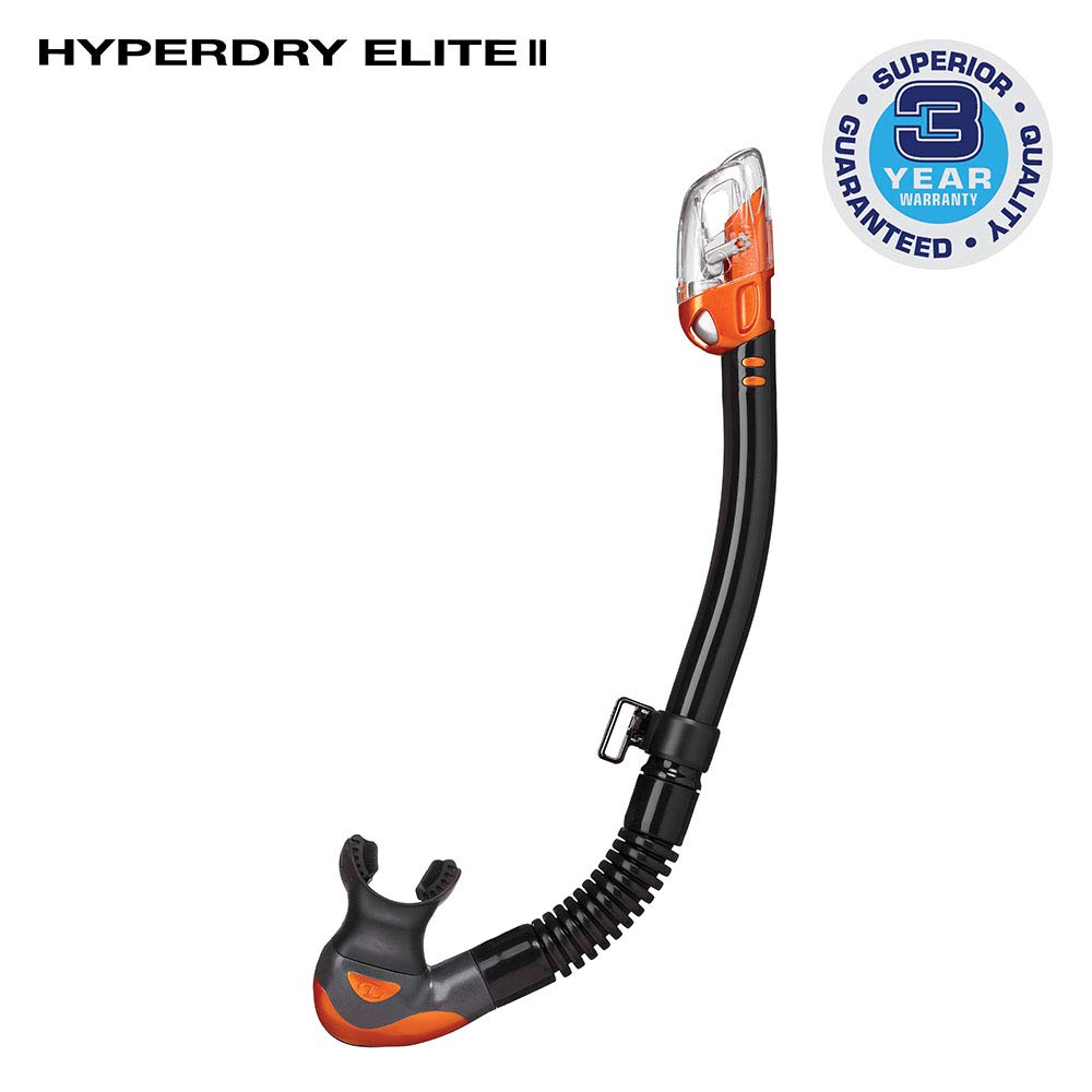 Tusa Hyperdry Elite II - adults dry diving snorkel  (SP-0101)