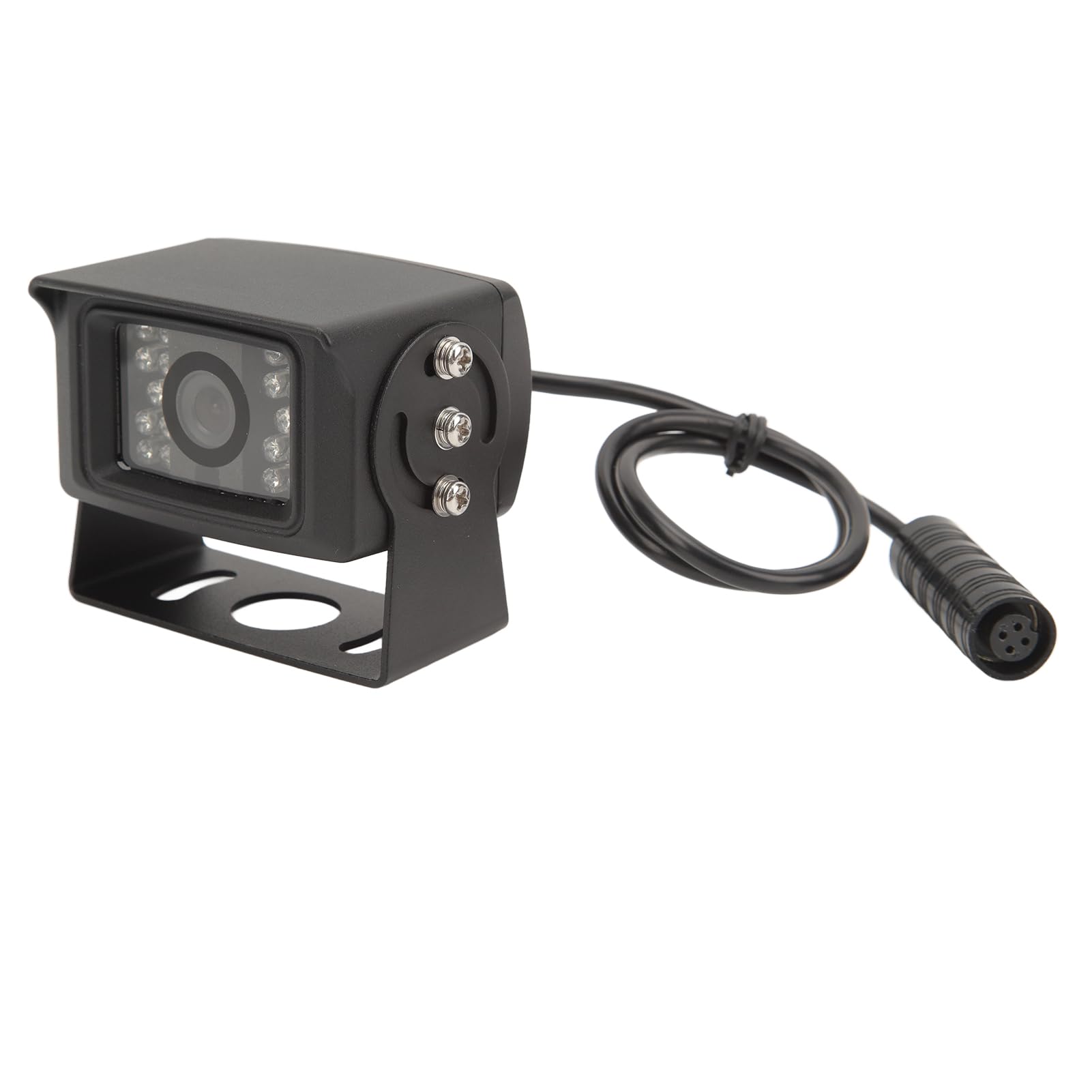 Telecamera posteriore impermeabile 1080p con visione notturna e 18 luci LED a infrarossi per camion, , auto (NTSC)
