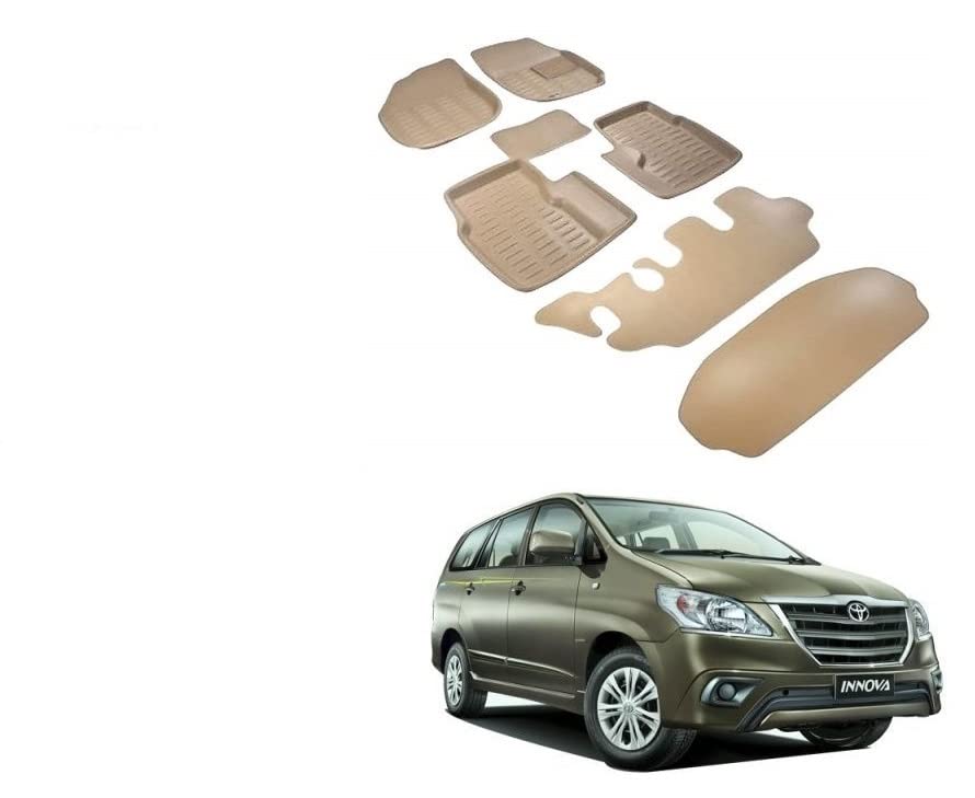 Auto Addict Car 3D Mats Beige for Toyota Innova-image-8