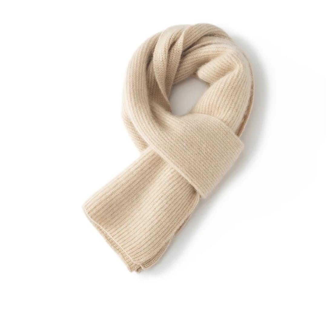 Otoño Invierno Cachemira Punto Mujeres Bufanda Color Sólido Bufandas Capas Cálidas Señora