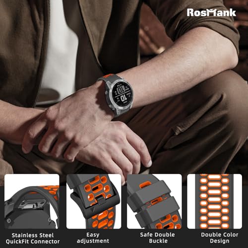 Correa compatible 22mm para Garmin Fenix y otros modelos miniatura 3