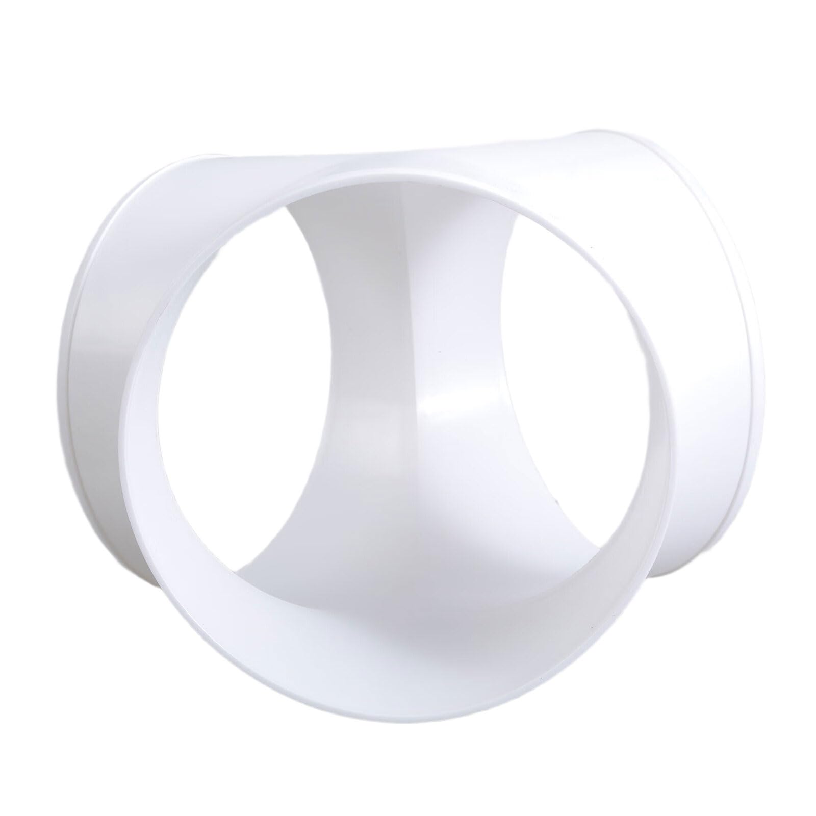 Ypbew 200Mm Y Shape Duct Connector Quick Ventilation Tube Joint Coupler 3 Ways Splitters Pvc Exhaust Pipe Portable Fittings Y Shape Duct Connector