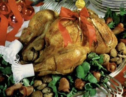 Dinde de No&euml;l r&ocirc;tie (Christmas turkey)