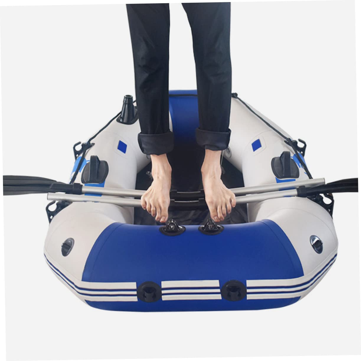 BESTonZON 2stücke Kajakpaddel Mit Aluminium-Schaft Schwimmpaddel Für Boote Verstellbare Leicht Und Robust Geeignet Für Kanu Und Kajak