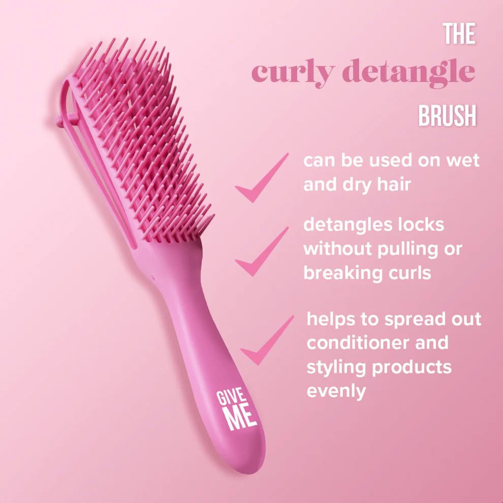 Give Me Cosmetics Detangle Hair Brush, Gentle Detangling Hairbrush - Image 3