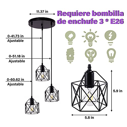 Mejores precios y opiniones de Lampara colgante negra los preferidos por los clientes. 6 Mejores precios y opiniones de Lampara colgante negra los preferidos por los clientes. 4