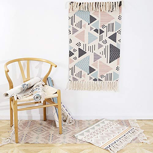 Tapis de style moderne à rayures et treillis géométrique texturé chic - 7