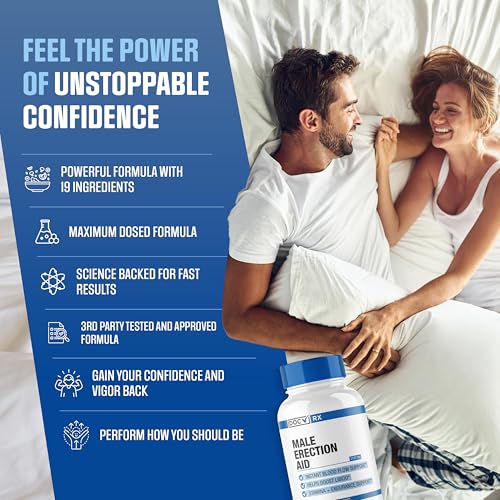 Doc RX | Male Performance Pills for Men Fast Acting Blood Flow | 19 Powerful Ingredients for Veiny Girth & Firmness | Performance EnIargement to Help Grow 3-7" | Science Backed Formula - 60 Tablets - Thumbnail 4