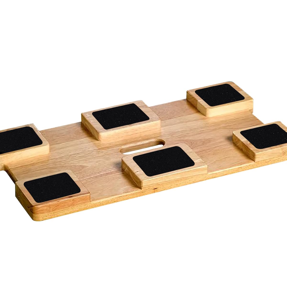 Planche de bande de résistance - Plateforme d'exercice en bois - Pompes