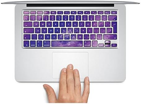 macbook Air keyboard sticker decal UK style Keyboard keys cover Purple Universal Macbook Pro Keyboard decal Skin Macbook Air Sticker keyboard Macbook decal For Macbook Pro/Air 13" 15" 17" …