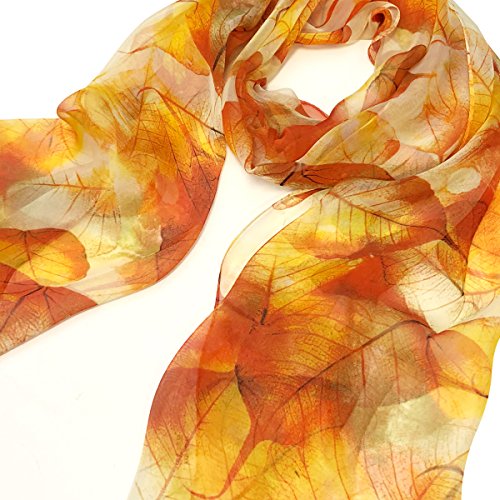 Wrapables® Lightweight Sheer Silky Feeling Chiffon Scarf4