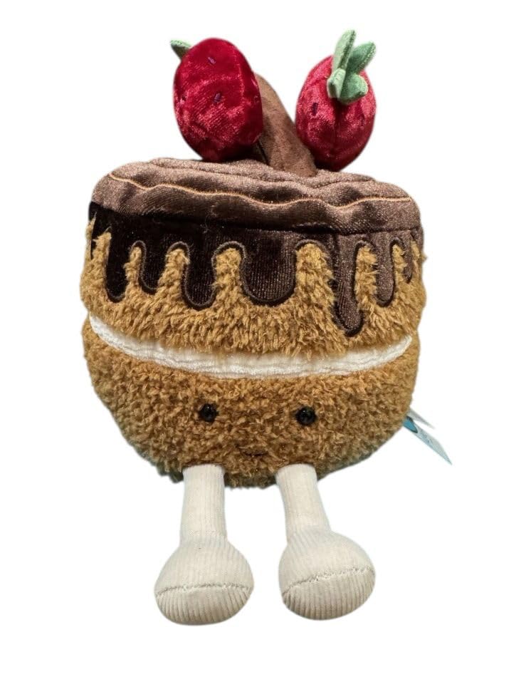 Jelly Glacy Choclate Cake Soft Plush 22 cm JeIIy Cat With Box