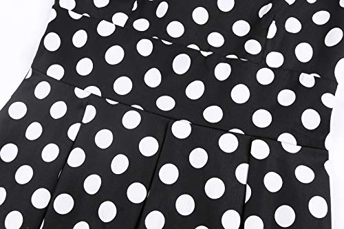 Image of MINTLIMIT Women's 1950s Retro Vintage Cocktail Party 3 /4 Sleeve Swing Dress