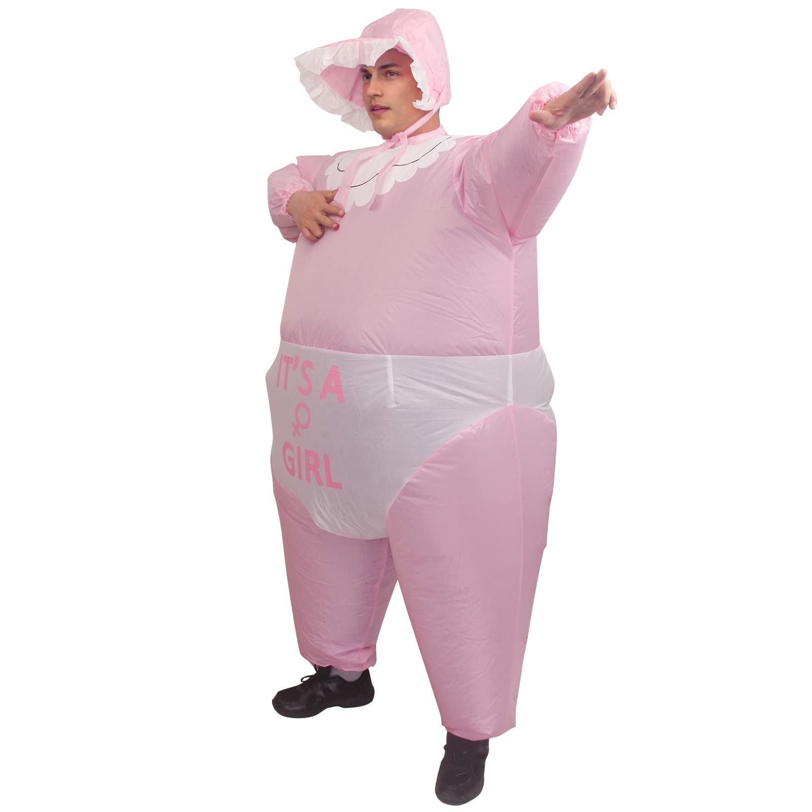 IRETG Inflatable Baby Costume for Adults Funny Blow Up Baby Shower