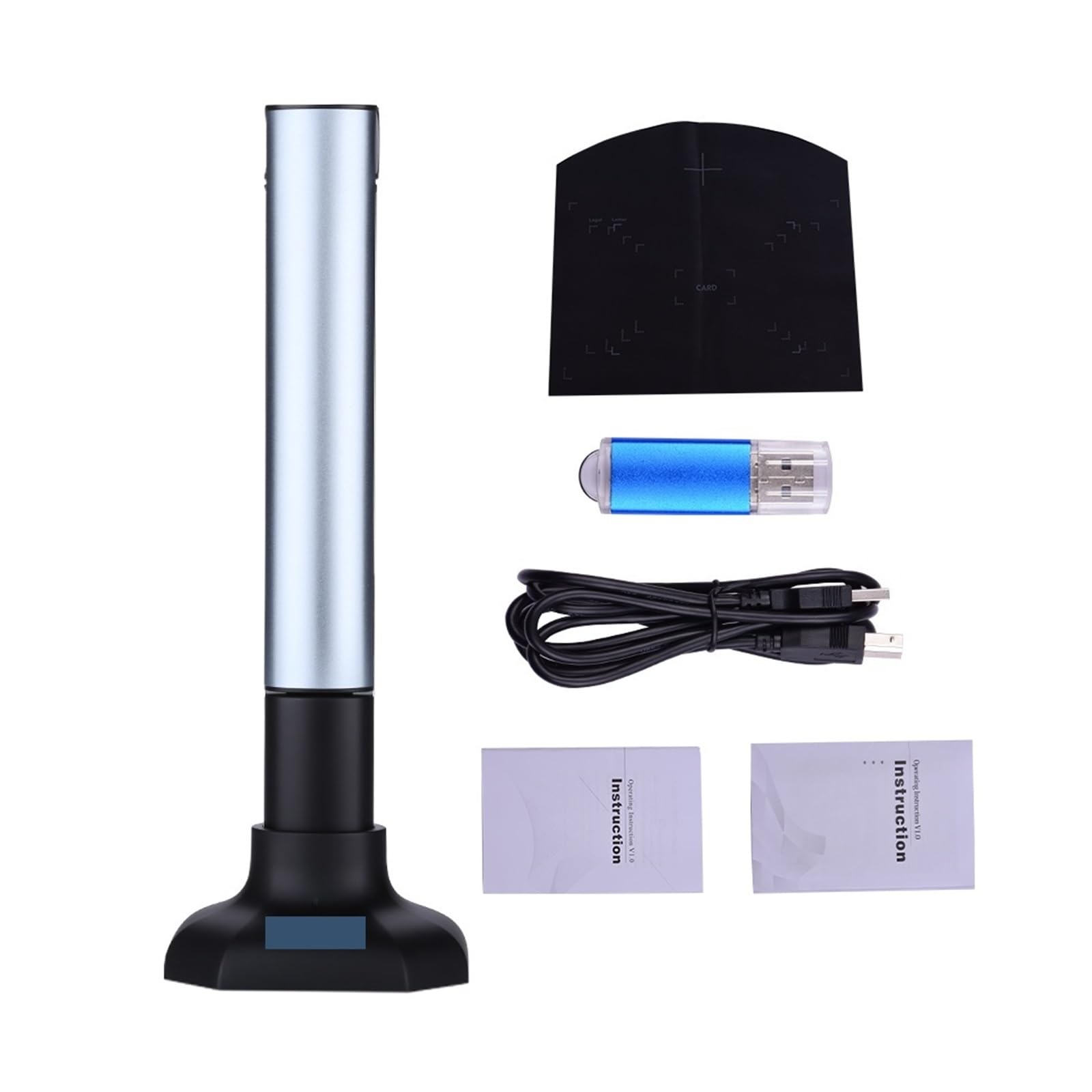 Scanner per documenti Scanner portatile BK52 for fotocamera documenti e formato libro A3, scanner ad alta velocità USB 2.0 HD da 10 megapixel con luce LED Velocità di scansione elevata