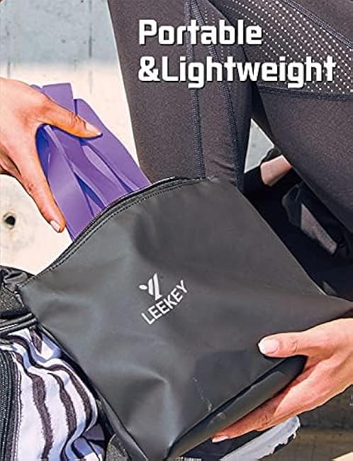 LEEKEY Resistance Bands, Exercise Bands with Handles,Pull Up Assist Bands - Bands for Working Out,Band for Men and Women Fitness Training, Physical Therapy,Home Workouts