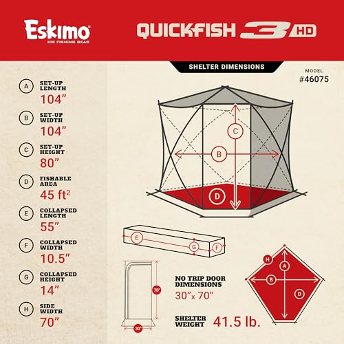 Eskimo QuickFish 3HD Ice Shelter
