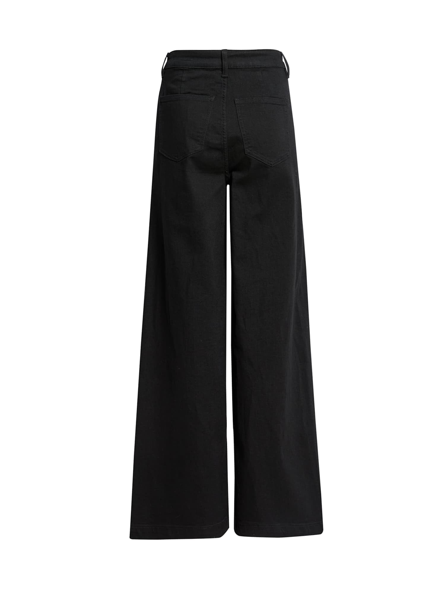 Marks & Spencer Jean Taille Haute Jambes Larges Longueur Cheville Femme, avec Stretch