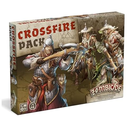 Zombicide White Death: Crossfire Pack - Add New Guards & Zombies to Your Games! Cooperative Strategy Game with Tabletop Miniatures, Ages 14+, 1-6 Players, 1 Hour Playtime, Made by CMON Cover