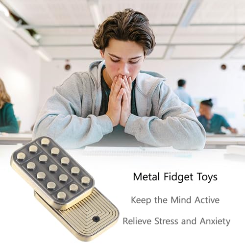 Image of Fidget Toys Adults Metal Fidget Slider Magnetic EDC Haptic Fidget Toys for Adults