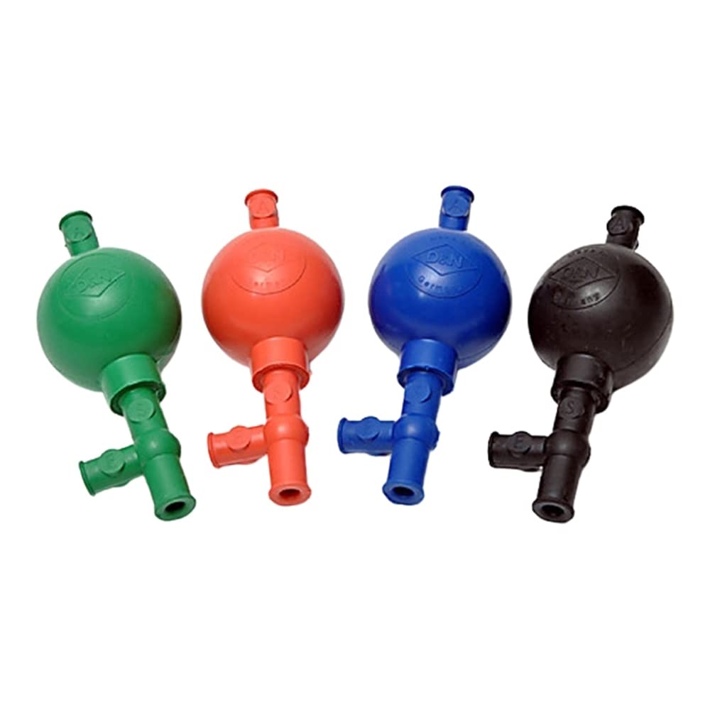 FISCHER TECHNICALPFKIT5 Safety Pipette Filler Assortment, Natural Rubber (Pack of 4)