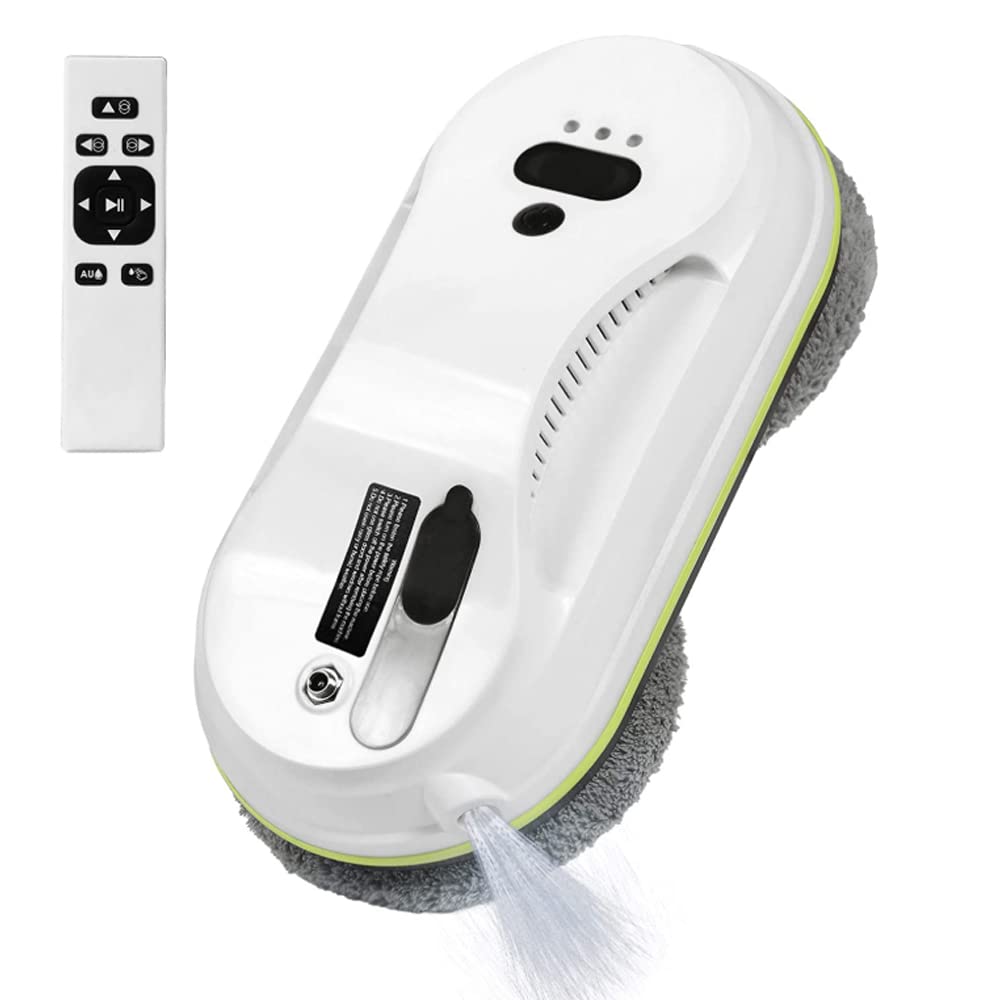 Robot limpiador de ventanas con spray de agua automático,aspirador de ventana robot inteligente de limpieza robot limpiador automático inteligente para ventanas al aire libre/interior