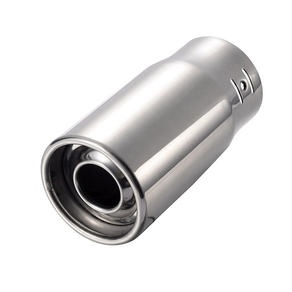 Glow Point Car Exhaust Muffler Tip Stainless Steel / Outside Fits Car
