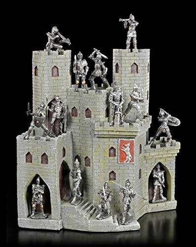Ritterburg Display für Ritter Figuren | Deko-Artikel, Festung, Königsschloss, H 37,5 cm – Bild 8