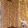Poripori 300 LED Curtain String Lig...