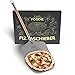 Little Foodie Est. 2019 Premium Pizzaschieber - professionelle Pizzaschaufel 30.5 x 30.5 cm - das ultimative Pizza Zubehör - Pizzaheber aus Aluminium - Langer Griff aus Holz