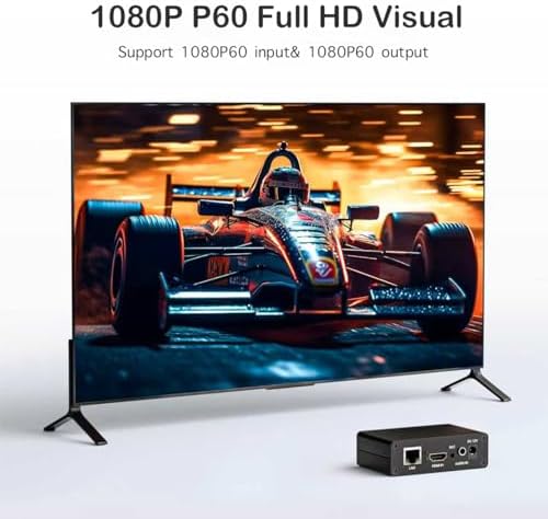 1080P60 HDMI Video Encoder, H.265/H.264 Live Streaming Encoder, HDMI to RTSP/RTMP/SRT/HLS/WebRTC IPTV Encoder for YouTube Facebook Live, Browser Setup, No PC Software Needed Alternate view
