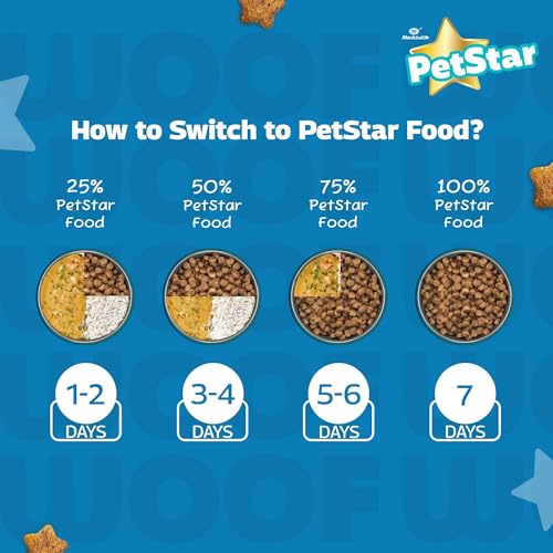 Image of Mankind PetStar Starter Dry Dog Food (High Protein) for Mother & Puppy, 1kg Pack | Improves Muscle & Strength, Supports Immunity, Protects Liver & Kidney | Gestation /Lactation Support