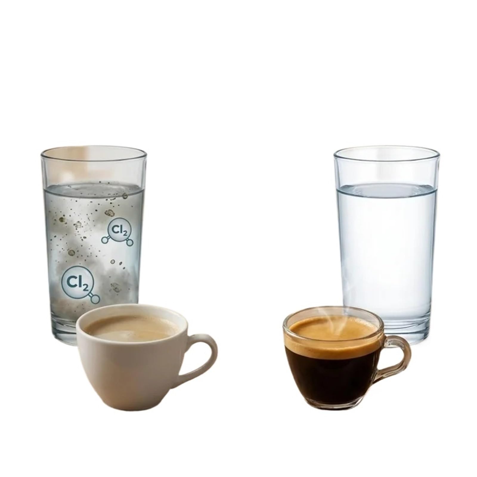 Paquete De 20 Cafeteras De Repuesto Con Filtro De Agua De Carbón