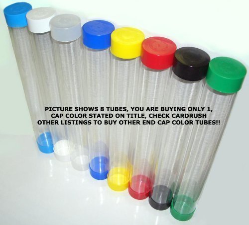 yugioh Educational Products - 1-YUGIOH MAT TUBE ALSO FIT CFV CARDFIGHT VANGUARD MTG WOW NARUTO POKEMON PLAYMAT (White end caps) - Custom made to perfectly hold your expensive playmat. This tube measures 15